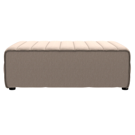 Gervasoni Loungeelement Samet 05 B: 115 cm / T: 115 cm , Blue Jasmine - Corduroy, Ton-in-Ton