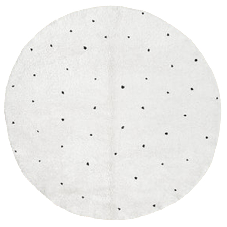 MY BENI Teppich TK-DC102 Ø: 100 cm , Wollweiss