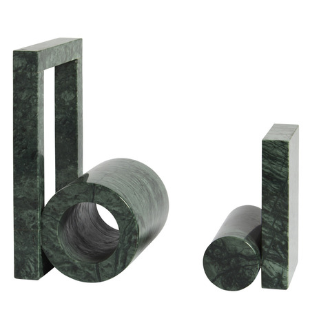 Woud Booknd Bookends Set of 2 Grün