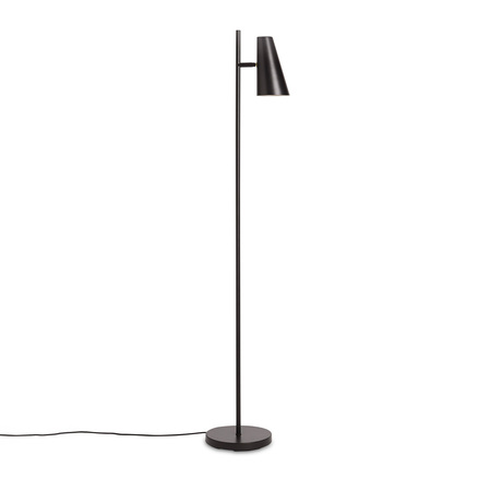 Woud Cono Floor Lamp Schwarz lackiert