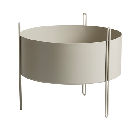 Woud Pidestall Planter Medium Grau, Ø: 40 cm / H: 35 cm