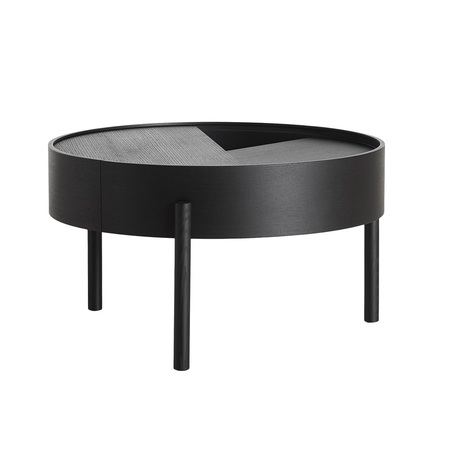 Woud Arc Coffee Table Eichenholz geölt, Ø: 89 cm