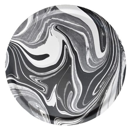 SULA Tray Marble Dark ‘N Stormy Ø: 45 cm