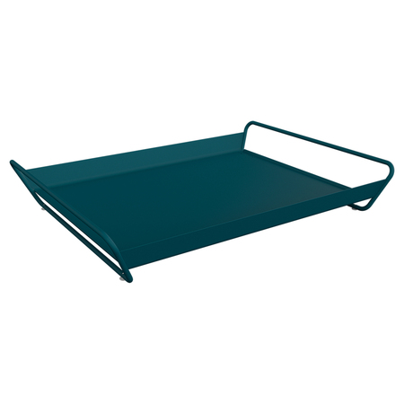 Fermob Alto Tablett mit Griffen Kaktus 82, B: 53 cm / T: 38.5 cm