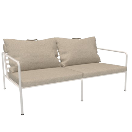 Houe Sofamodul 'Avon' Muted White 08, Papyrus 95 - Sunbrella Heritage