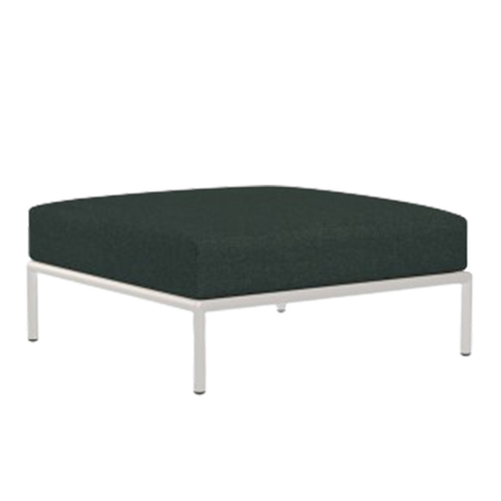 Houe Level 2 Ottoman Muted White 43, Alpine 44 - Sunbrella Heritage