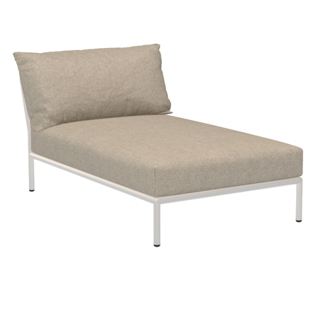 Houe Level 2 Chaiselongue Muted White 43, Papyrus 95 - Sunbrella Heritage