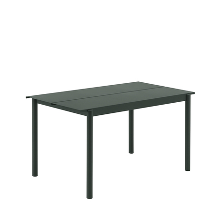 Muuto Linear Steel Table Anthrazitschwarz, B: 220 cm / T: 90 cm