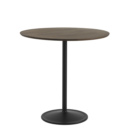 Muuto Soft Table Eiche dunkel geölt / Schwarz, H: 95 cm