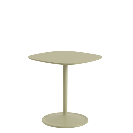 Muuto Soft Café Table square Laminat Beige-Grün / Beige-Grün, H: 73 cm