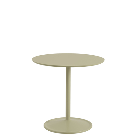 Muuto Soft Café Table round Laminat Beige-Grün / Beige-Grün, H: 73 cm
