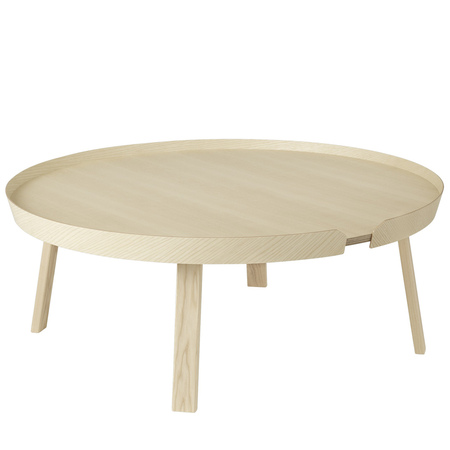 Muuto Around Coffee Table Esche, Ø: 95 cm / H: 36 cm