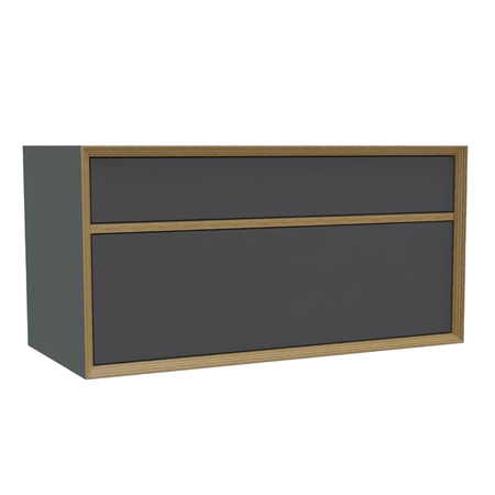 Müller Small Living Vertiko Regalmodul schmal Weiss - CPL Beschichtung, Variante Fifteen
