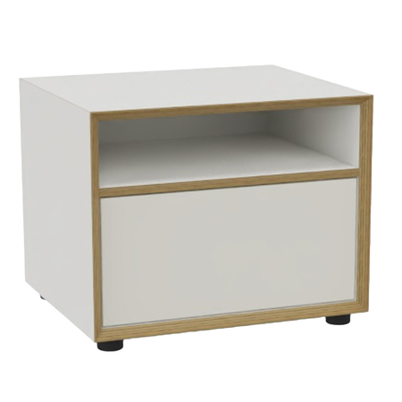 Müller Small Living Vertiko Kleine Kommode Weiss - CPL Beschichtung, Grosser Schubkasten unten