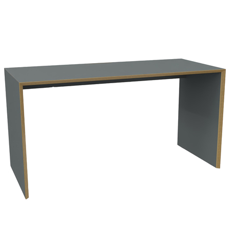 Müller Small Living Bridge Schreibtisch Schwarz matt - HPL Beschichtung