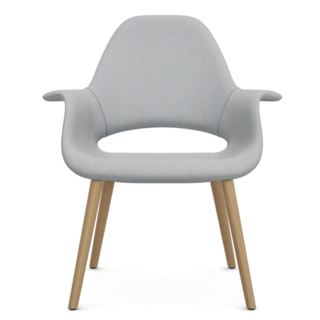 Vitra Organic Chair Pale blue 12 - Cosy 2, Natural oak, natural wood protective lacquer 10