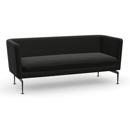 Vitra Suita Club Sofa Crème dolphin 11 - Credo, Basic Dark 30 powder coated (smooth)