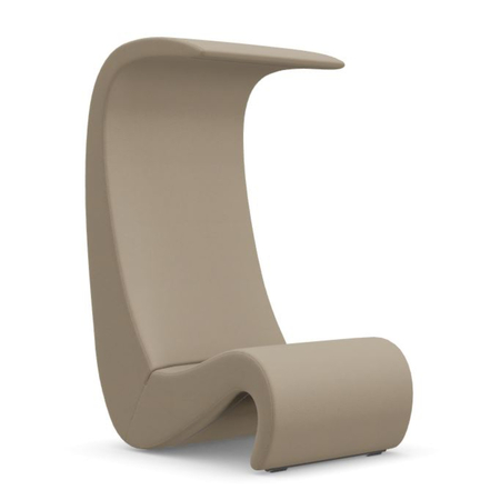 Vitra Amoebe Highback Ivory 40 - Tonus