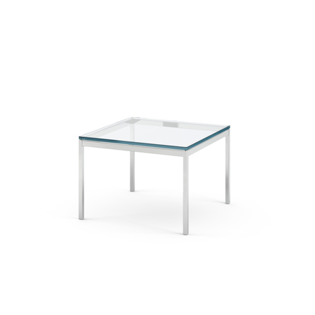 Knoll International Florence Knoll Couchtisch von Knoll W: 60 x D: 60 x H: 35 cm, Crystal glass