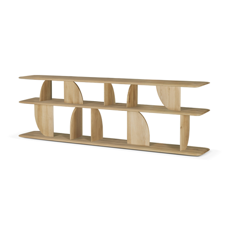Ethnicraft Geometric Sofa Konsole W: 210 cm / D: 35 cm, Oak