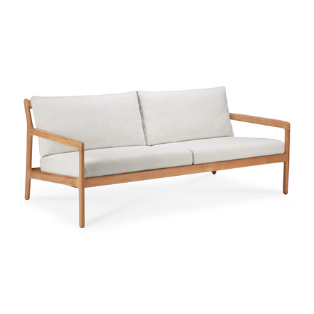 Ethnicraft Jack Sofa für Draußen 2 Sitzer Teak / Off White