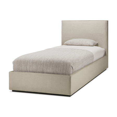 Ethnicraft Revive Bett D: 98 cm / H: 100 cm, Sand Linen
