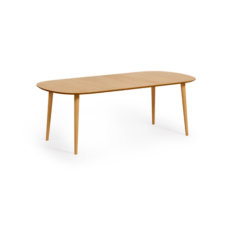 Tisch Eiche rechteckig ausziehbar 160 x 100 cm 'OQUI' von Kave Home