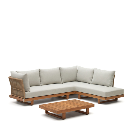 Raco Outdoor Ecksofa 5 Sitzer Mit Couchtisch 1