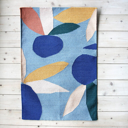 Lili Pepper Baumwollteppich 'Flower Pot' 90 x 150 cm