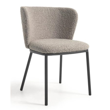Kave Home Stuhl Boucle 2er Set Preis pro Stuhl 'Ciselia' von Kave Home Gray
