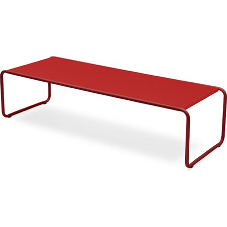 Knoll International Couchtisch Rahmen Onyx ultra-matt Laccio 2 von Knoll International Top laminate red, Dark red ultra-matt