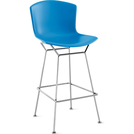 Knoll International H74 cm - Barhocker 'Bertoia' Von Knoll International   Black lacquered,   Black