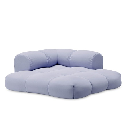 Objekte unserer Tage 2 Sitzer Sofa Sander von Objekte unserer Tage  Lilac blue - Vidar 4 0723 by Kvadrat/Raf Simons