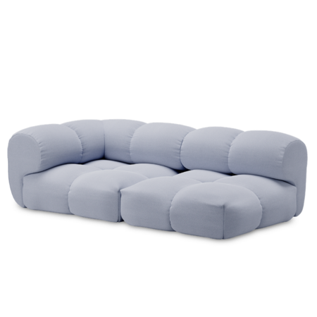 Objekte unserer Tage 2,5 Sitzer Sofa links Sander von Objekte unserer Tage   Light blue - Xtreme YS173