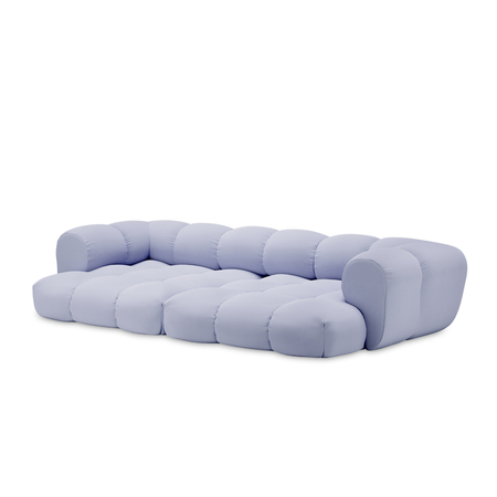 Objekte unserer Tage 4 Sitzer Sofa Design 08 Sander von Objekte unserer Tage  Lilac blue - Vidar 4 0723 by Kvadrat/Raf Simons