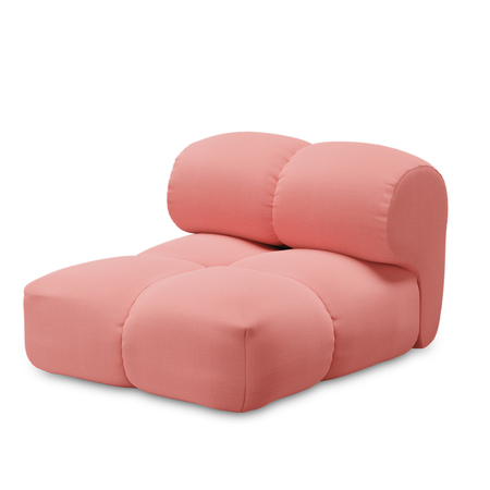 Objekte unserer Tage Lounge chair Sander von Objekte unserer Tage  Rosa - Vidar 4 0622 by Kvadrat/Raf Simons