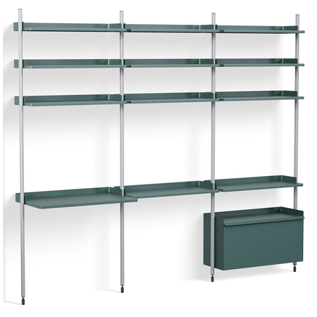 HAY Living Regalsystem Combination 23 - 3 Coloumns Pier von Hay PS Black , Black