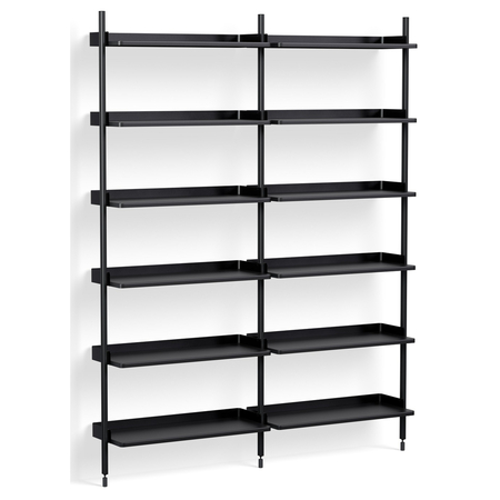 HAY Living Regalsystem Combination 102 - 2 Coloumns Pier von Hay PS Black , Black