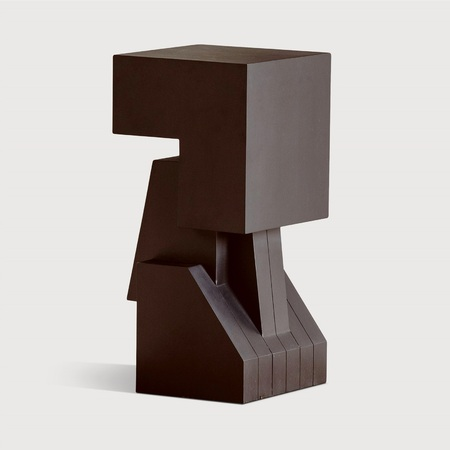 Ethnicraft Sculpture Brutal Monument #4 von Modern Shapes Editions Mahogany espresso lacquered