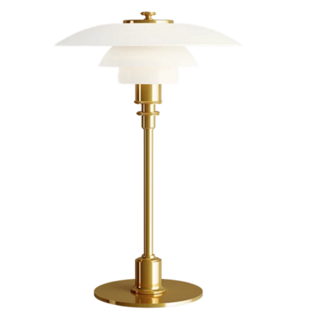 Louis Poulsen Tischleuchte PH 2/1 LIMITED EDITION von Louis Poulsen   Brass metallized