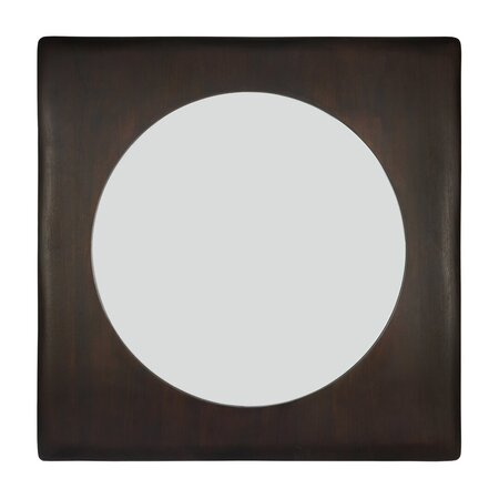 Ethnicraft Wandspiegel Pi von Ethnicraft Mahogany Dark Brown Lacquered