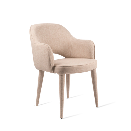 Pols Potten Chair arms Cosy fabric von Polspotten Ecru