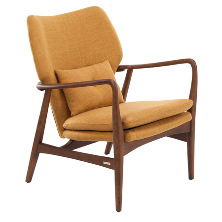Pols Potten Smooth Fabric Loungestuhl Peggy von PolsPotten Ochre