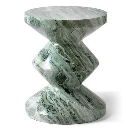 Pols Potten Marmorhocker ZigZag von Pols Potten Grün