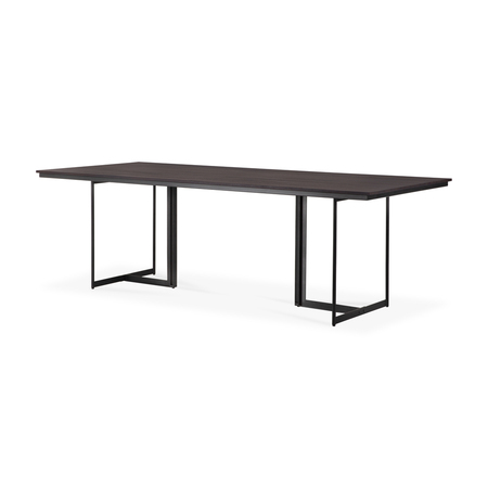 Ethnicraft Tisch Tacet von Ethnicraft B: 240 cm / T: 100 cm, Teak dunkelbraun lackiert