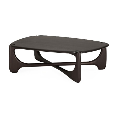 Ethnicraft PI Couchtisch in Kieselform von Ethnicraft L: 134 cm / W: 97 cm / H: 41 cm, Standard
