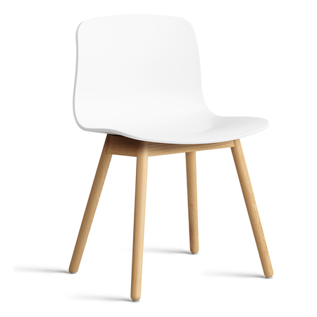 HAY Living Stuhl AAC 12 von Hay White 2.0, Water-based lacquered oak