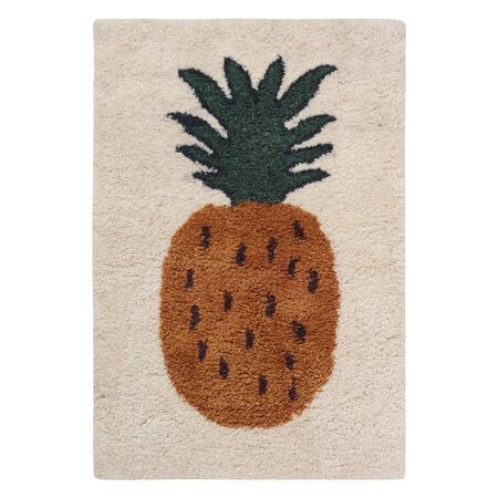 Ferm Living Getufterer Teppich Fruiticana von Ferm Living Pineapple, Gross