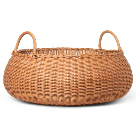 Ferm Living Geflochtener Aufbewahrungskorb Low von Ferm Living Nature