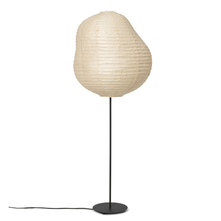 Ferm Living Stehleuchte Kurbis von Ferm Living  Black / Natural, Tall